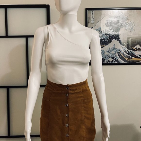 h&m white asymmetrical top - Picture 4 of 5